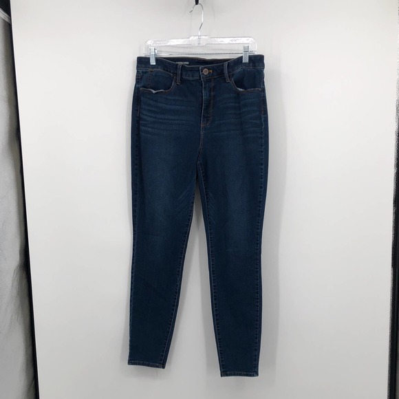 Talbots Denim - Talbots Flawless Jeggings High Rise Ankle Cut Dark Wash Size 12